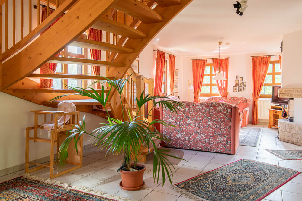 Wohnzimmer - Ferienhaus im Erzgebirge